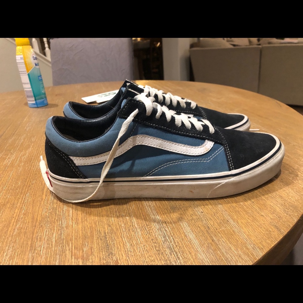 Vans 9 Navy Men’s The Old Skool classic skate shoe